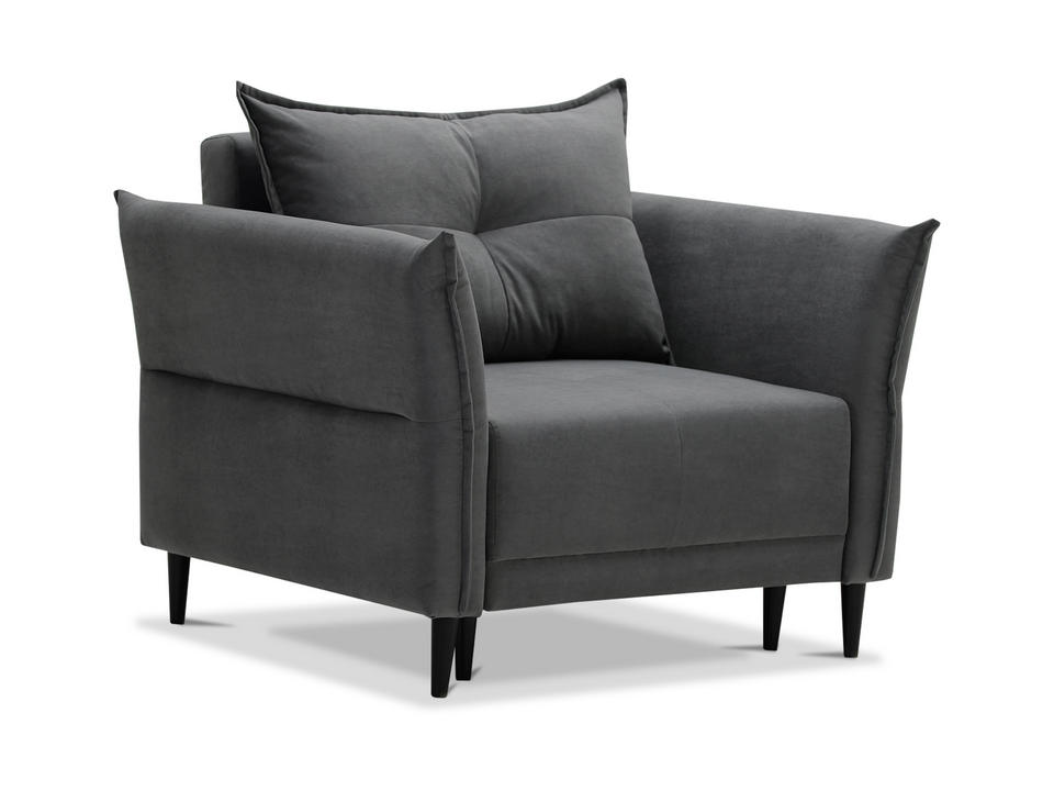 Кресло Орматек Кресло-кровать Монти Middle (Ткань: Велюр Ультра графит серый) 70x190